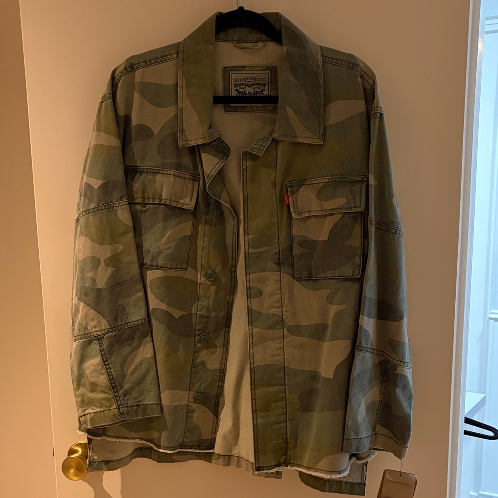 Levi's Green Camo Field Jacket